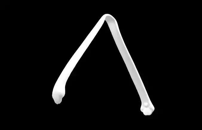 Cat Claw Food Clip v1 002 Low-poly 3D model 4