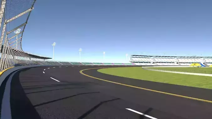 Race Oval Track 3D Model 3D model 5