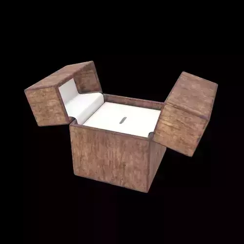 Double Open Door Jewelry Box v1 006