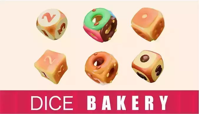 Dice Bakery set