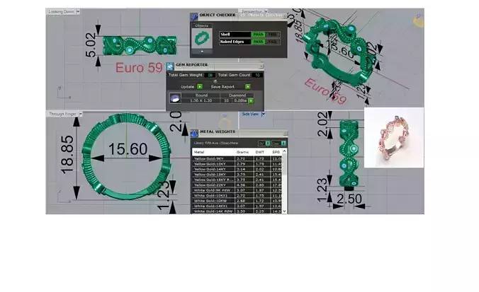 Jewelry Ring  A Symbol of Shine infinity design model jr00244