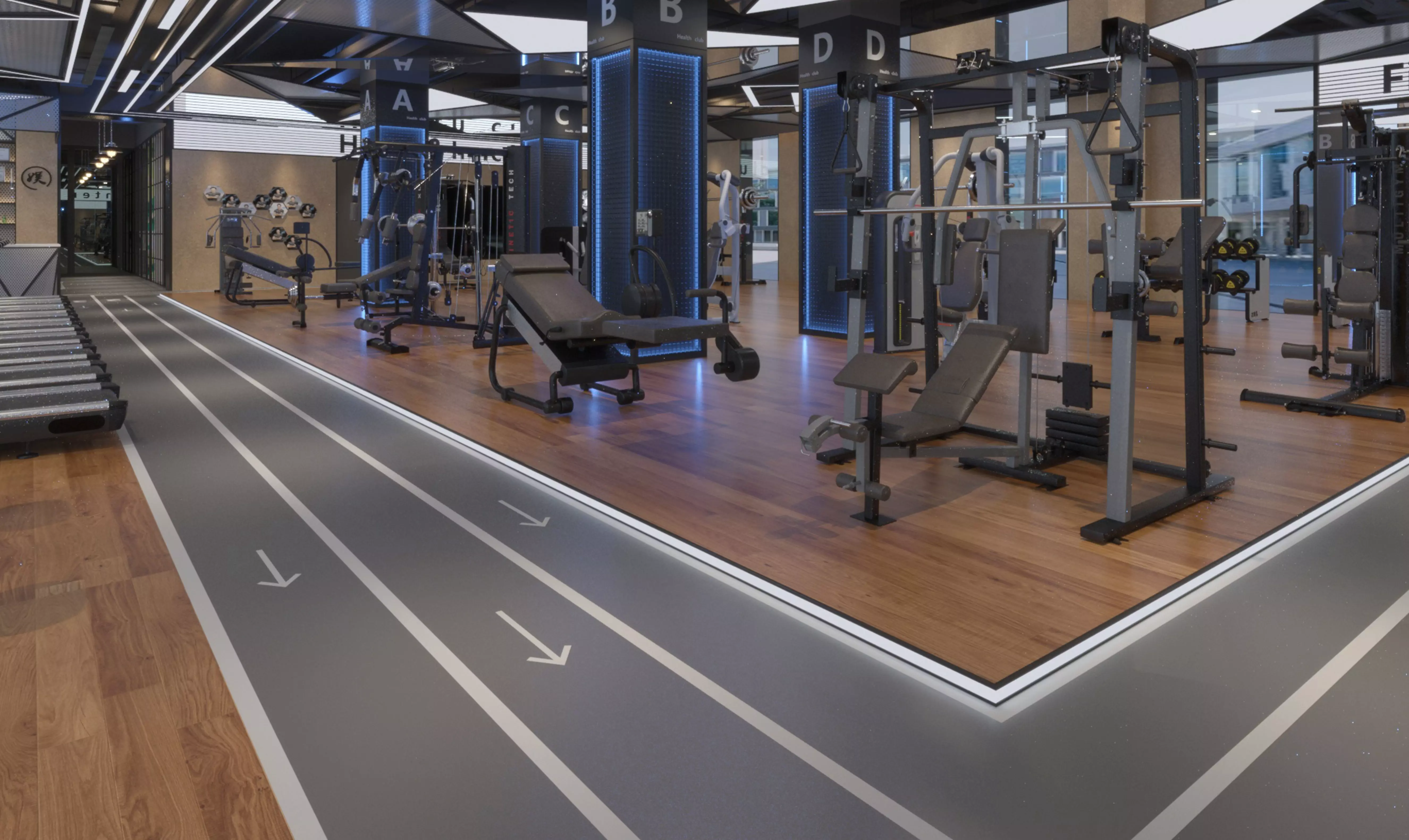 GYM DESIGN 3D model_3