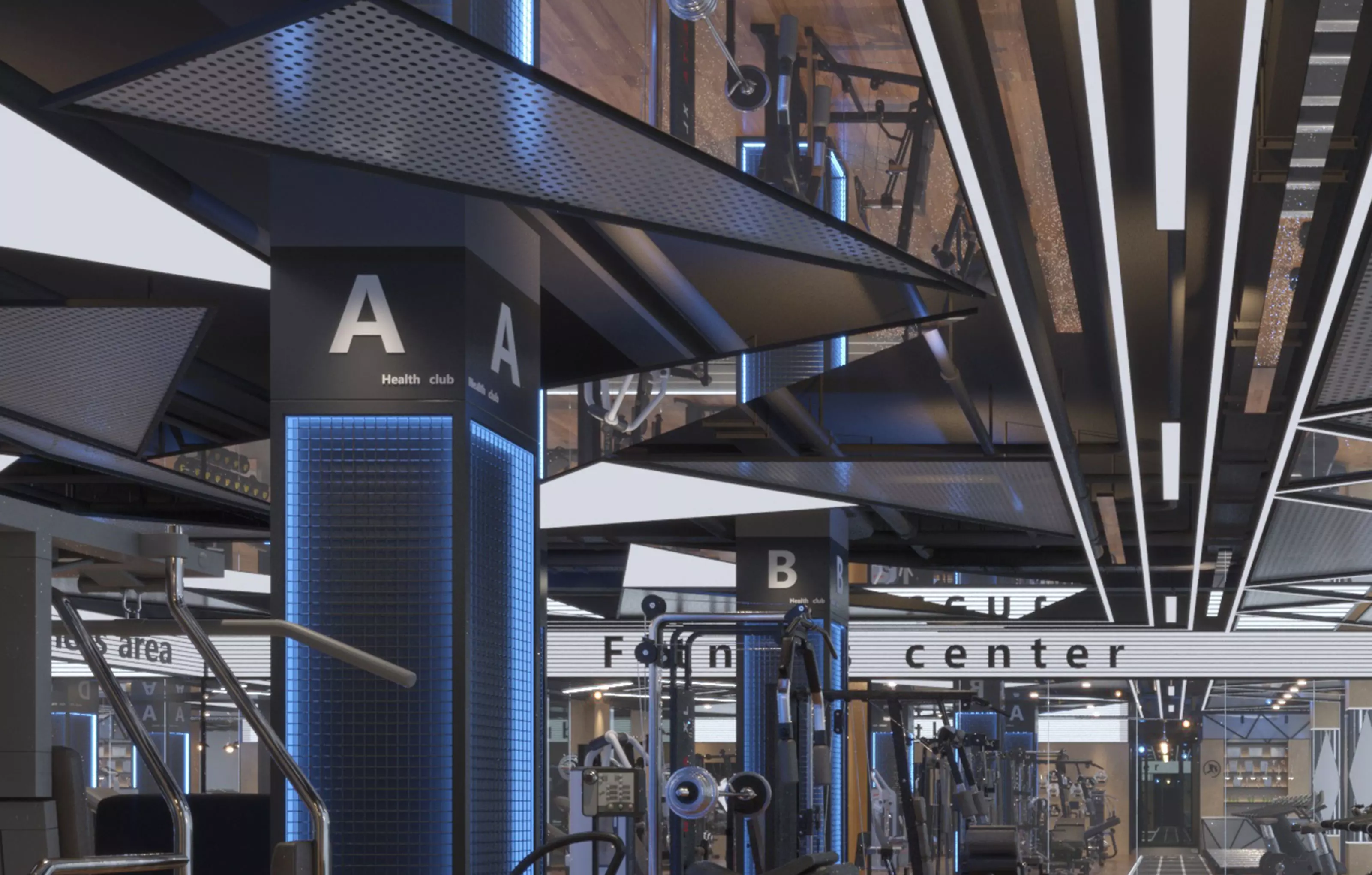 GYM DESIGN 3D model_4