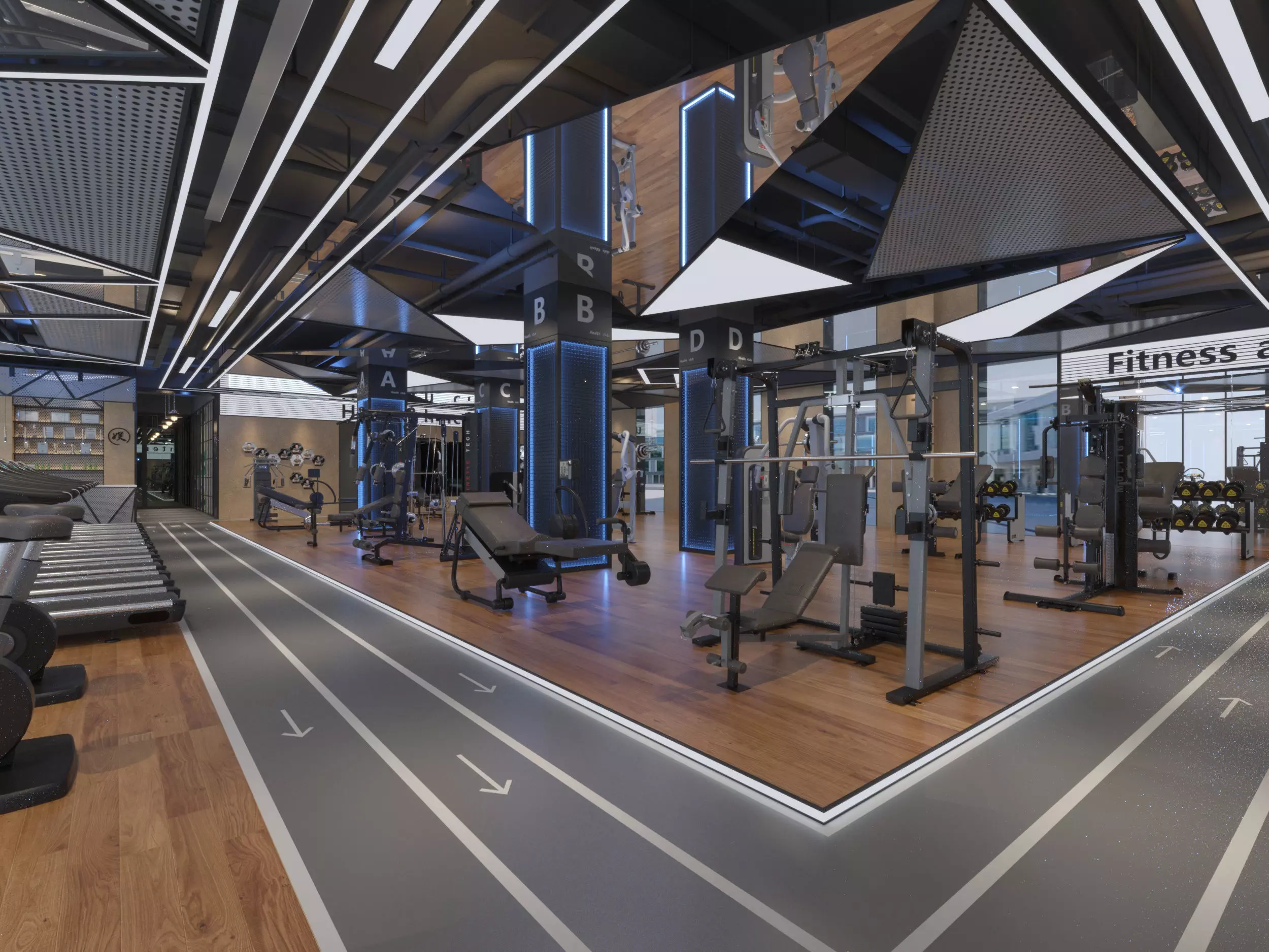 GYM DESIGN 3D model_0