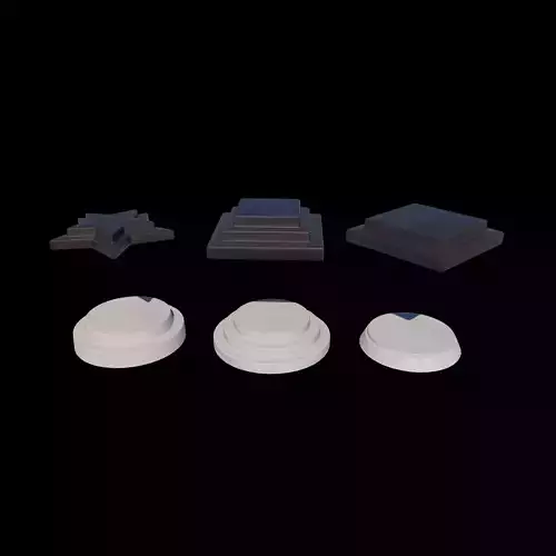 podium set 02 3D model