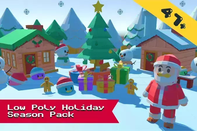 Low Poly Holiday Season Pack