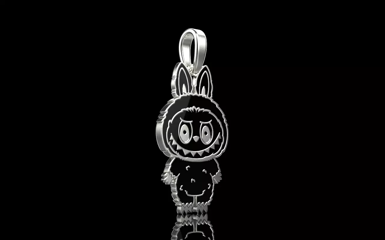 Labubu pendant model 1396 3D print model_20