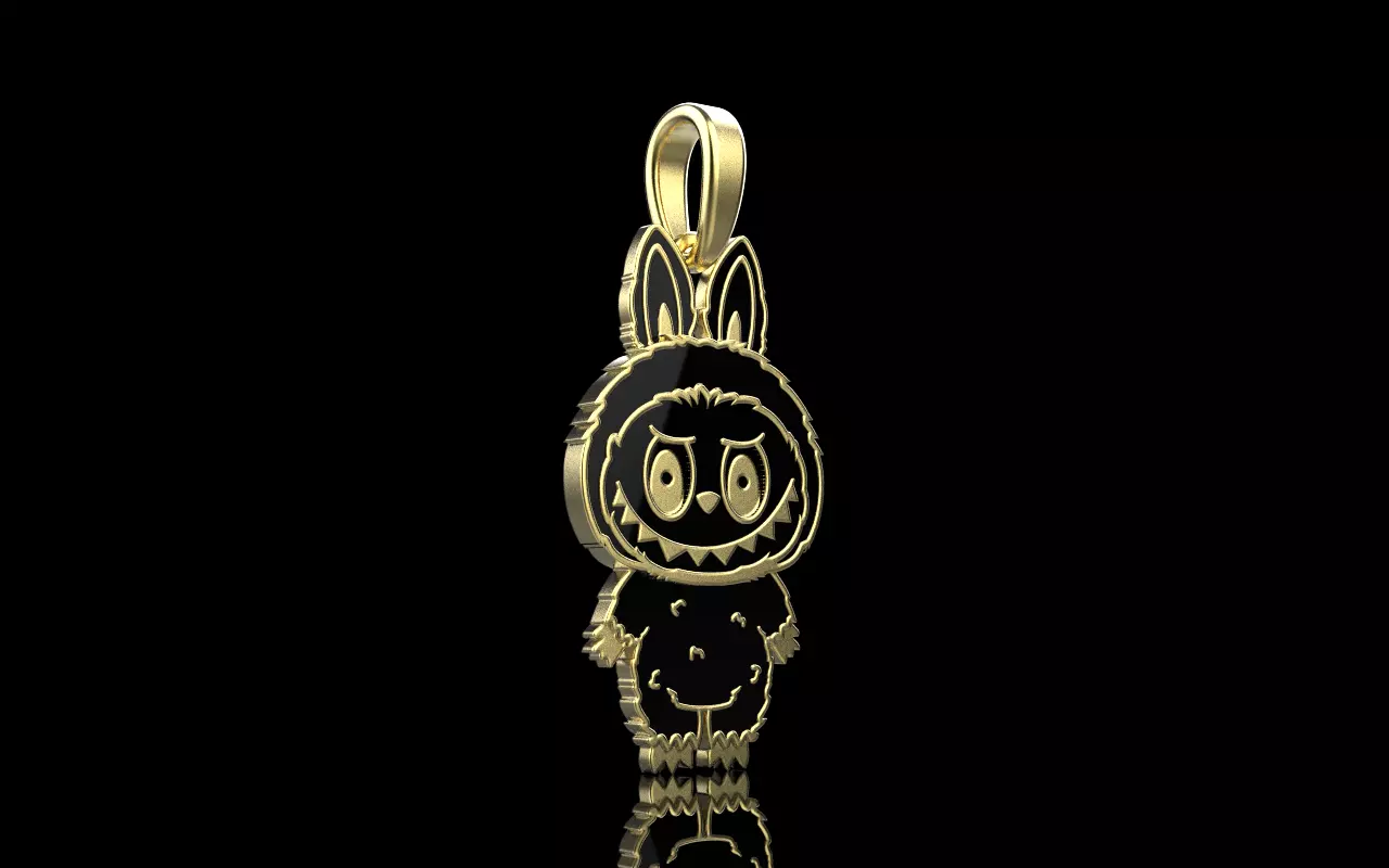Labubu pendant model 1396 3D print model_15
