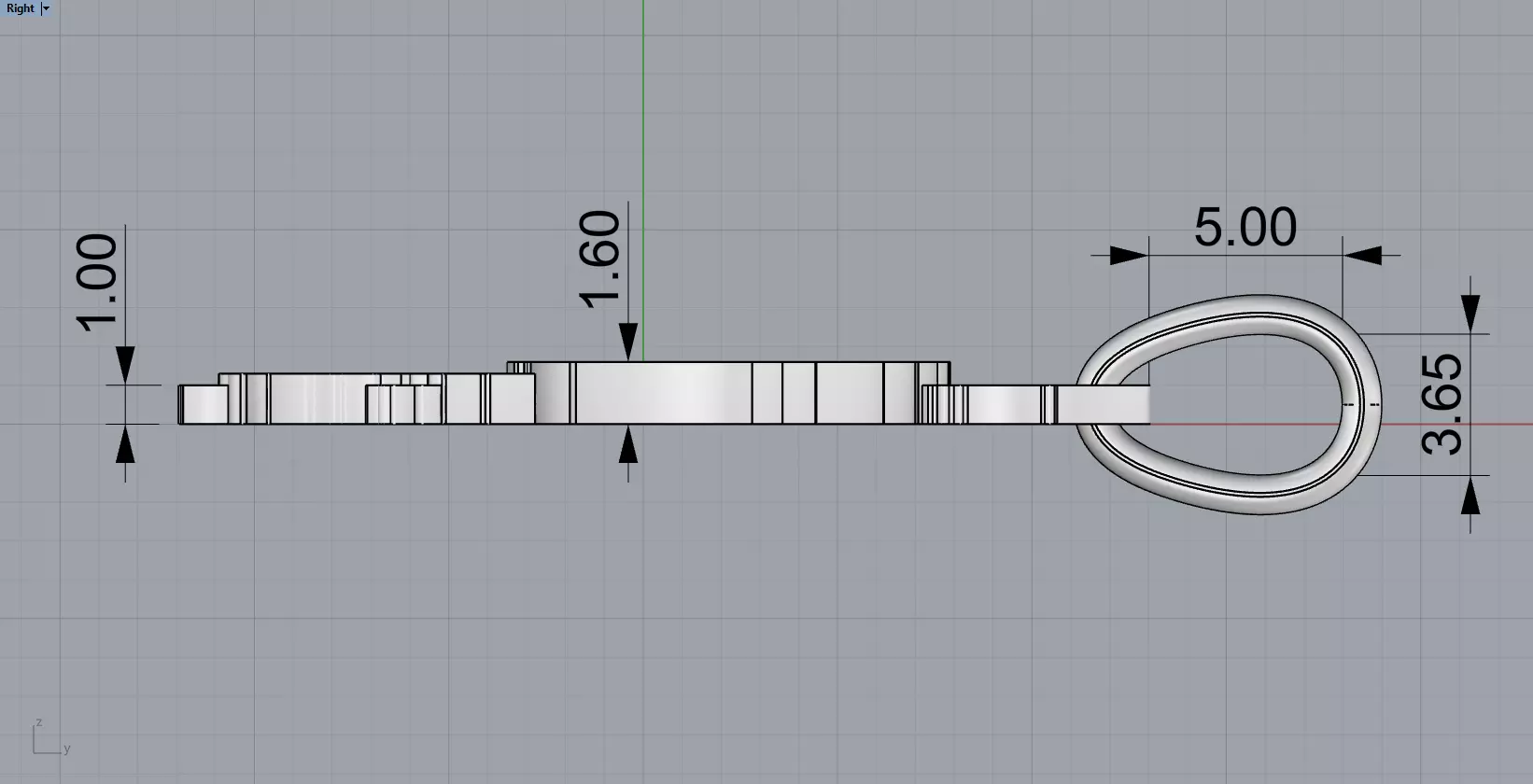 Labubu pendant model 1398 3D print model_7