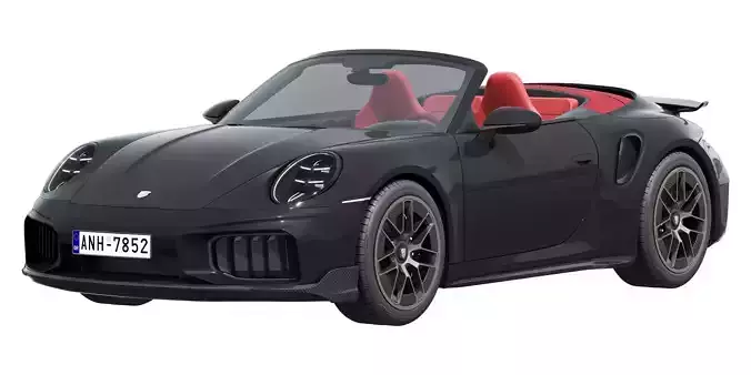 Porsche 911 Turbo S Cabriolet 2026 3D model