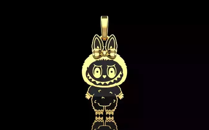 Girl labubu pendant model 1401