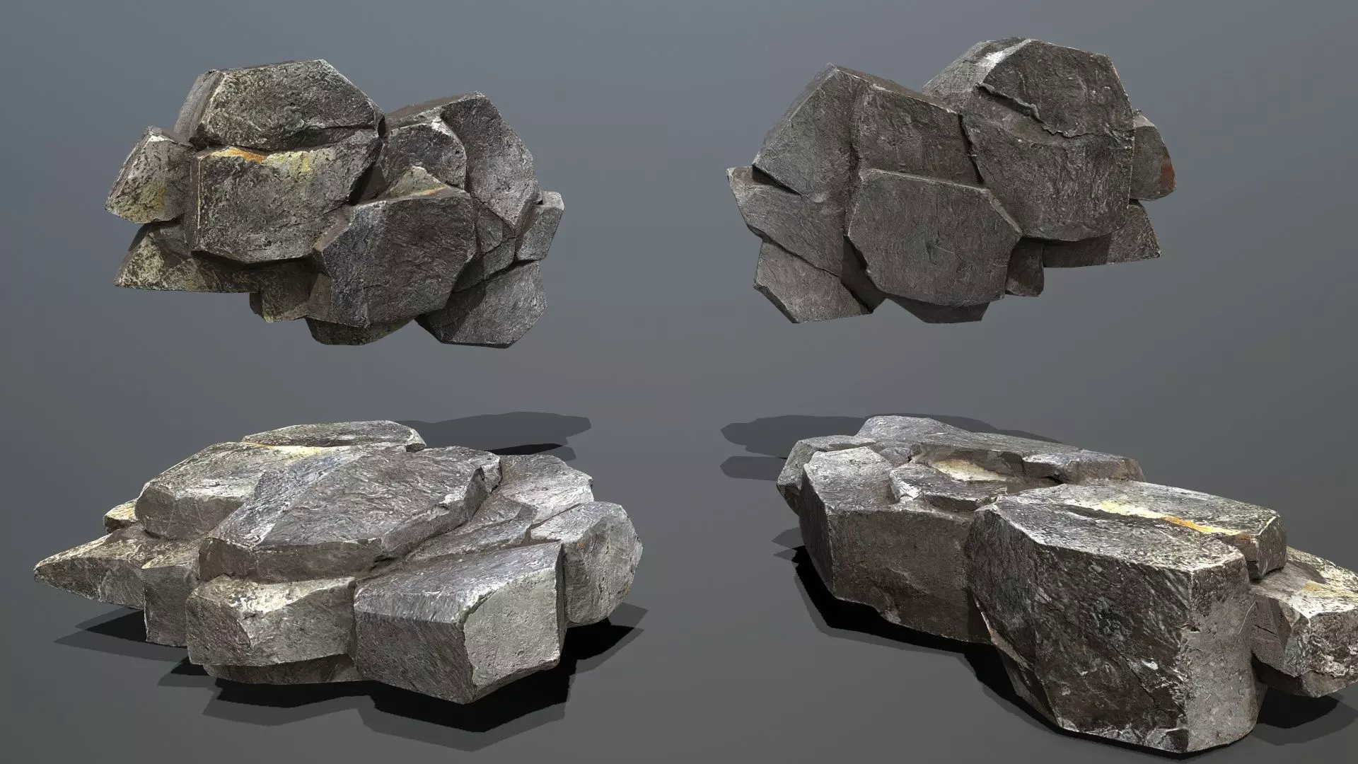rocks Low-poly 3D model_11