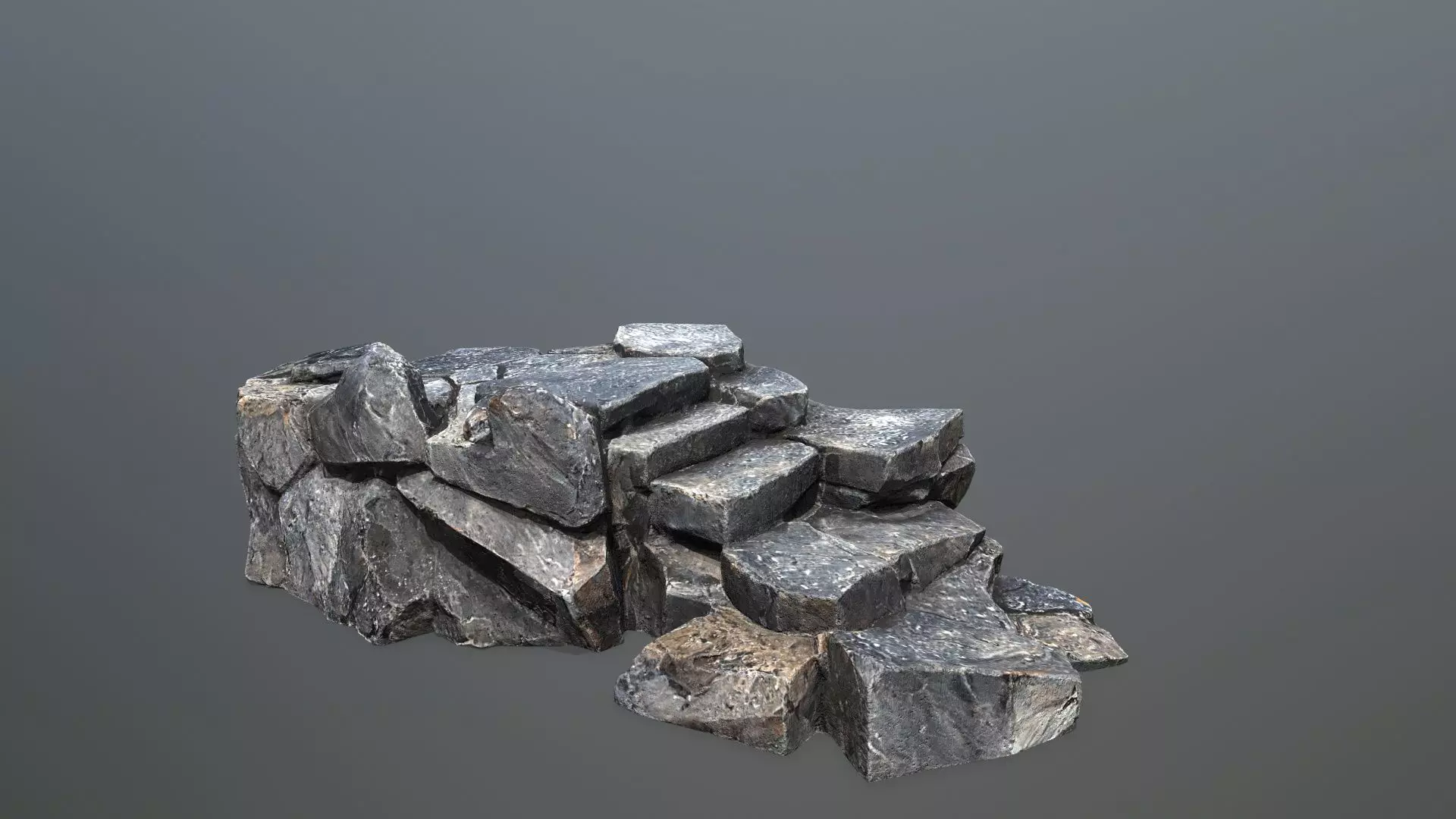 rocks Low-poly 3D model_28