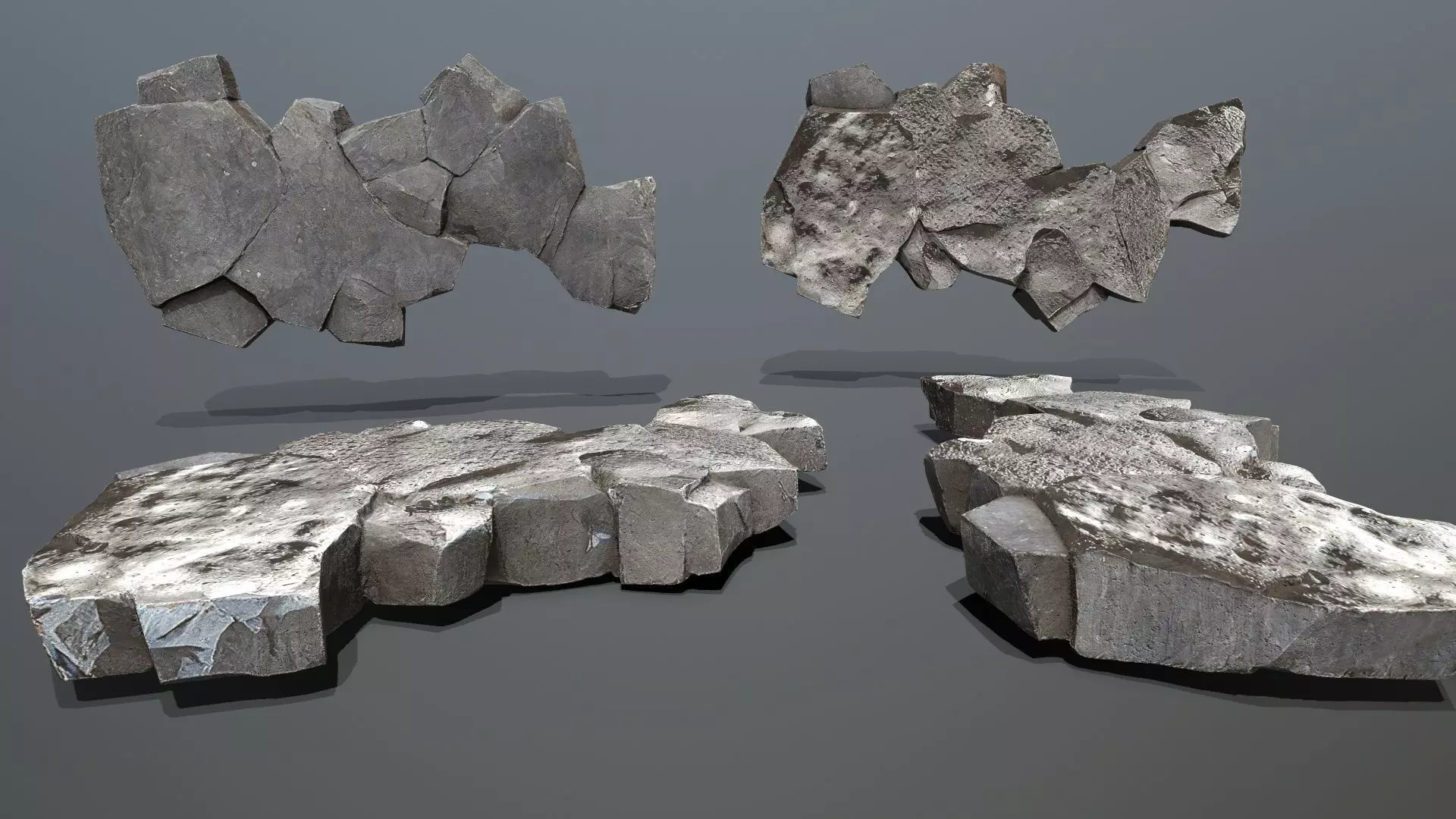 rocks Low-poly 3D model_15