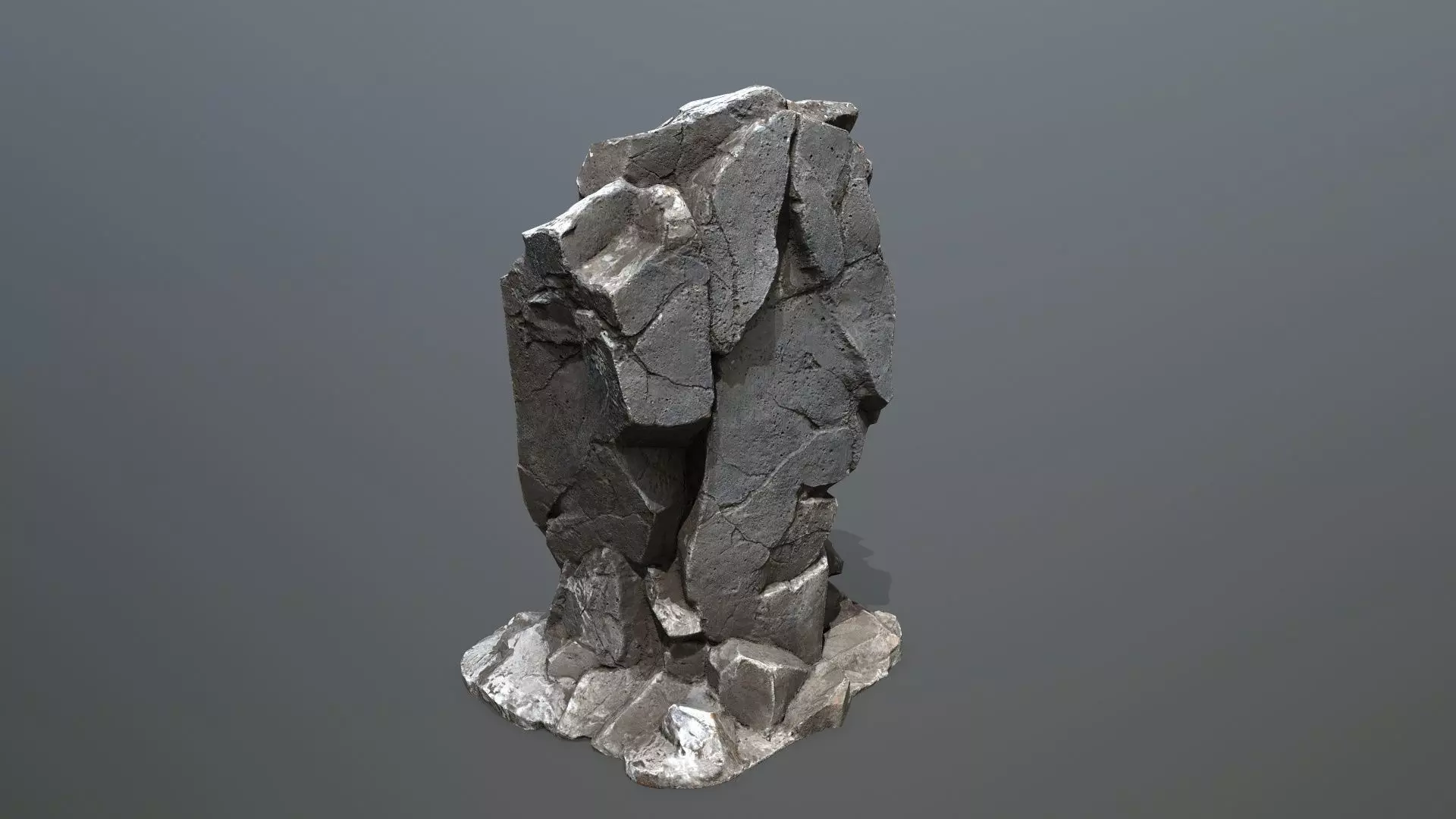 rocks Low-poly 3D model_19