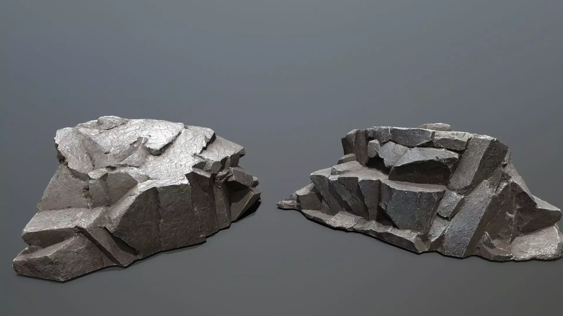 rocks Low-poly 3D model_8