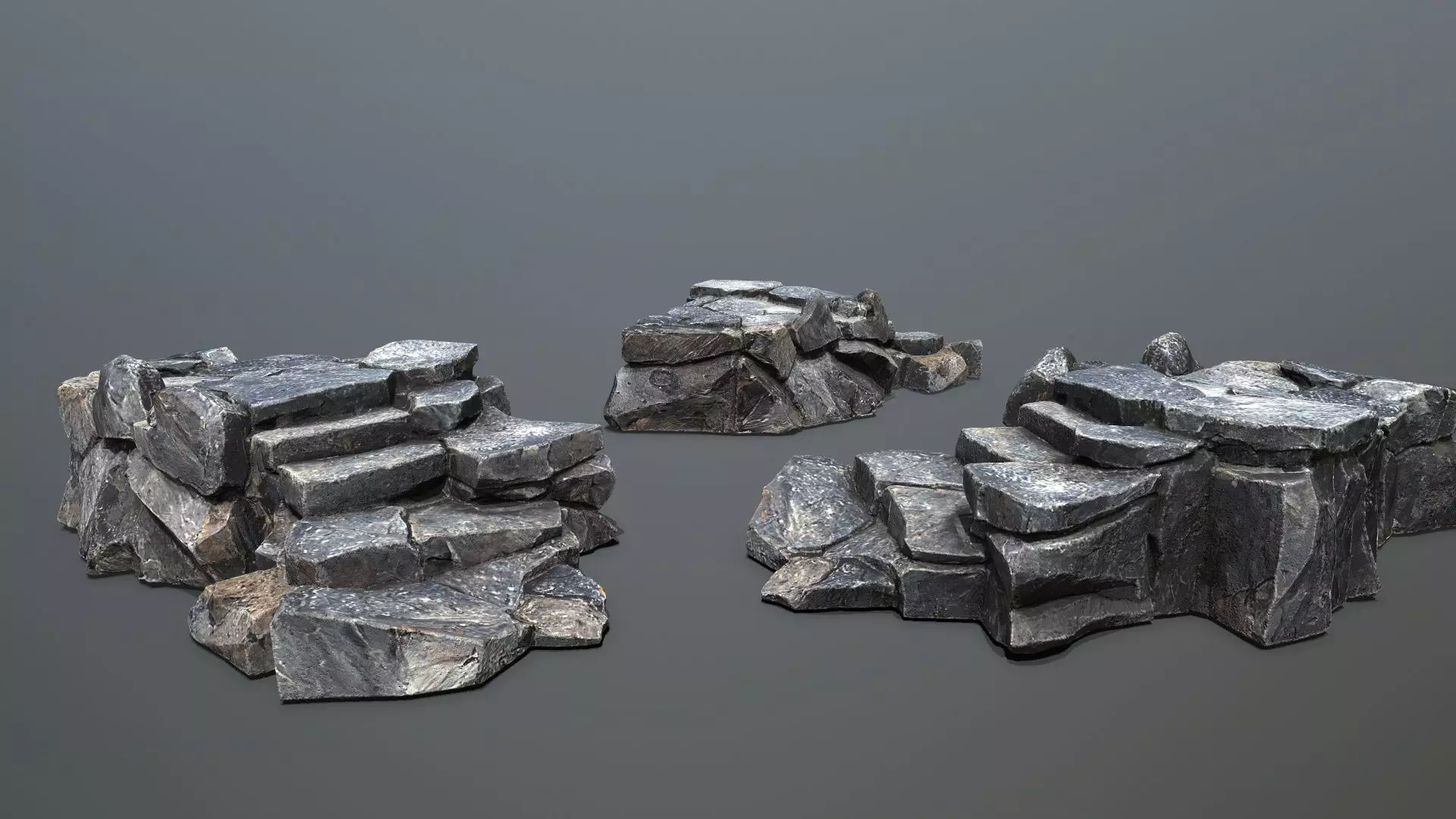 rocks Low-poly 3D model_14