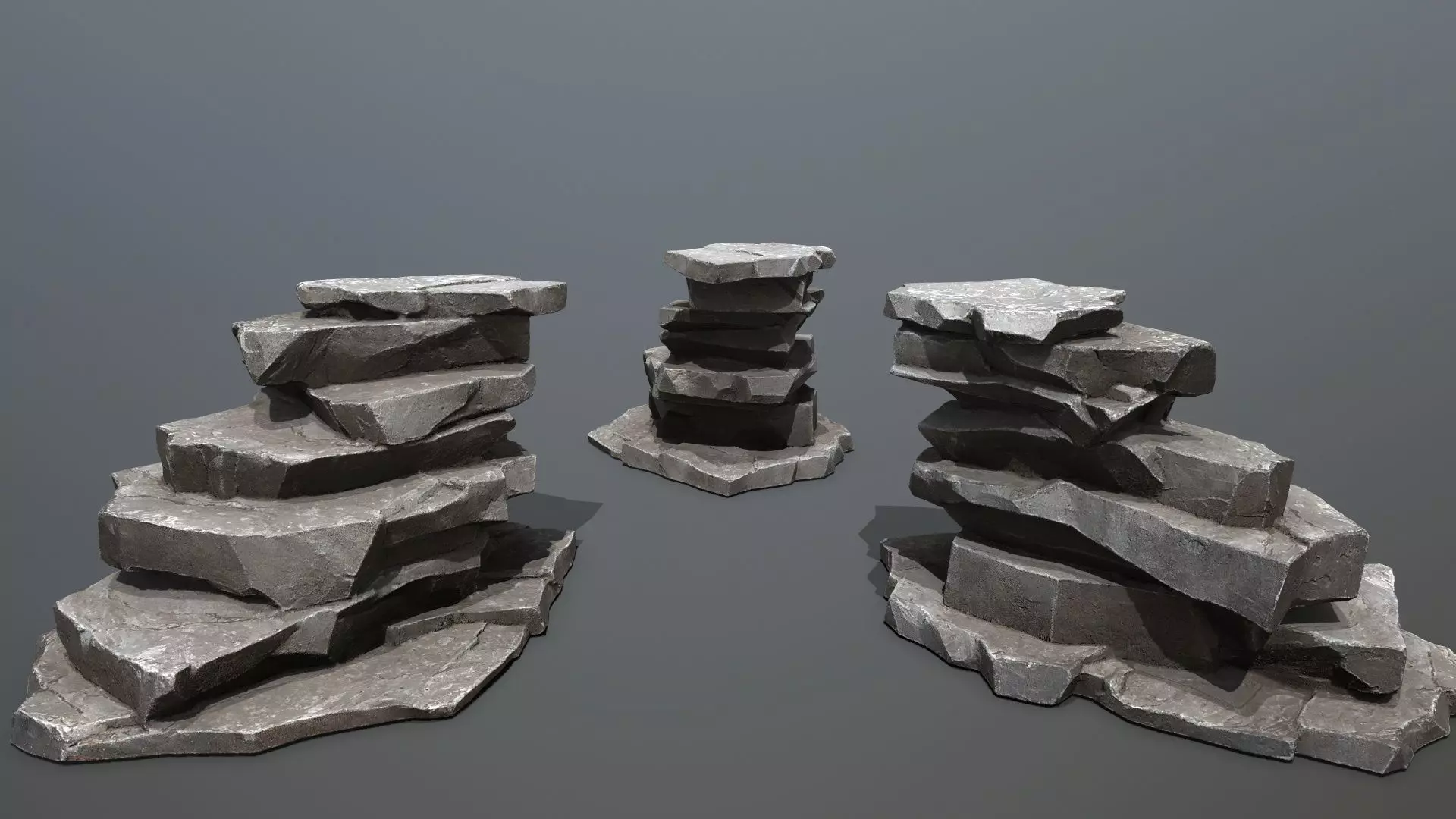 rocks Low-poly 3D model_13