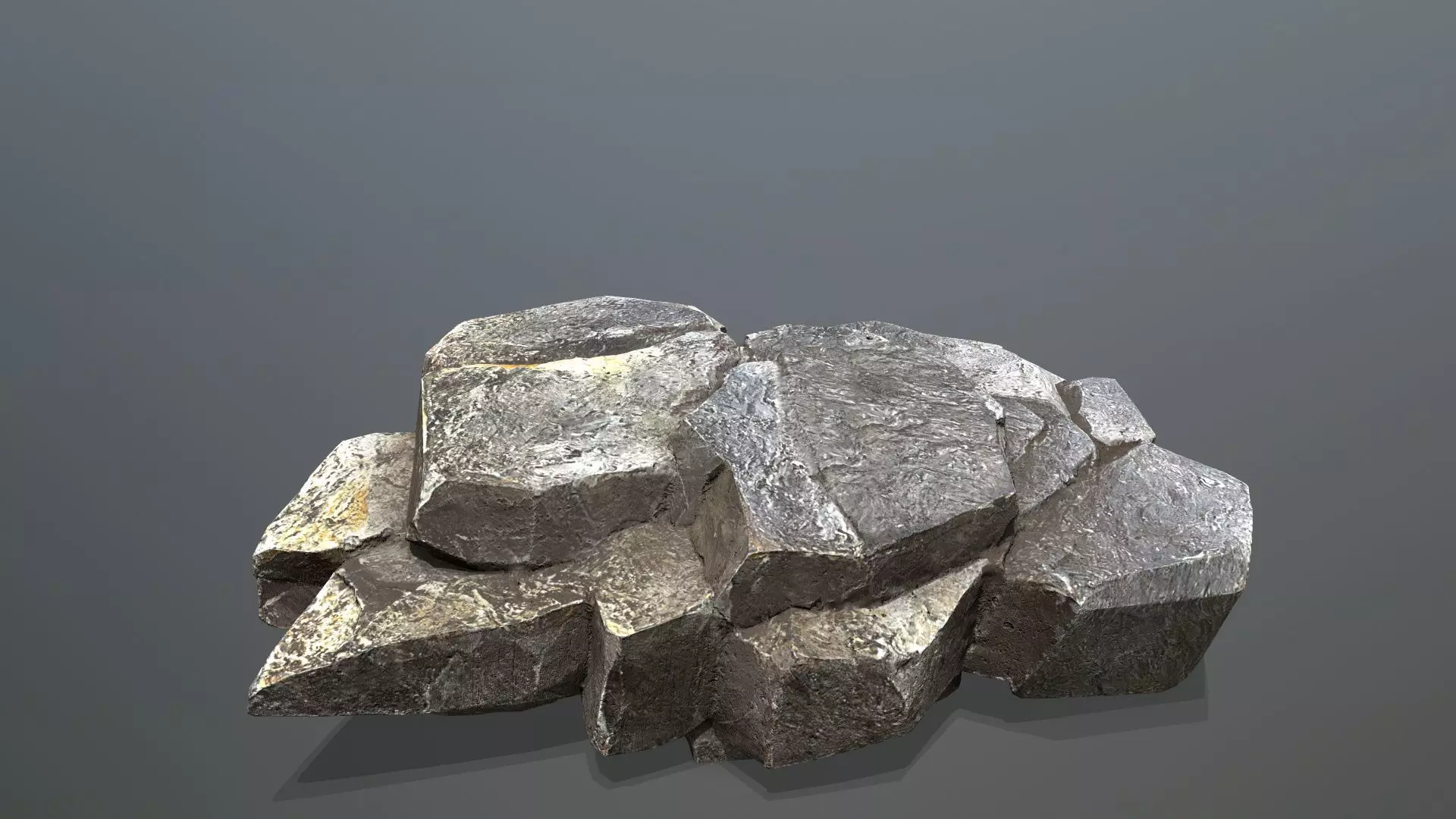 rocks Low-poly 3D model_25