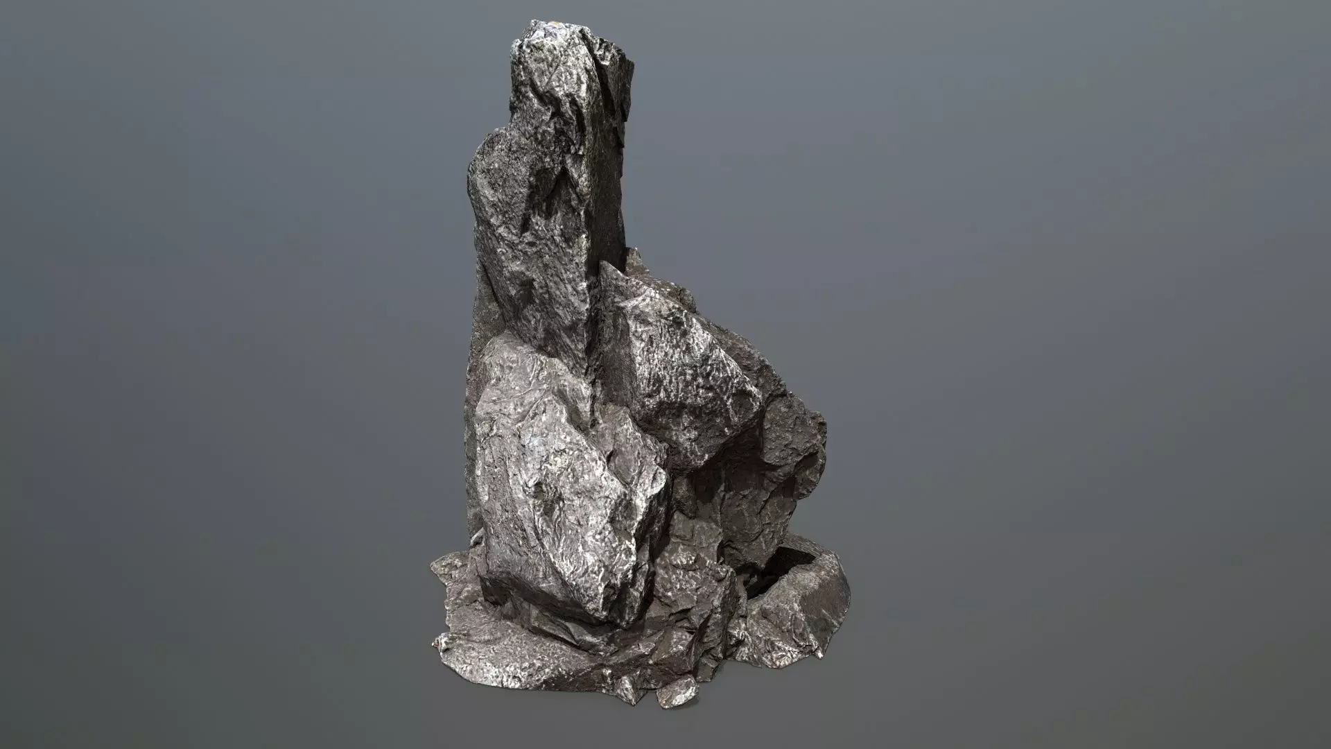 rocks Low-poly 3D model_22