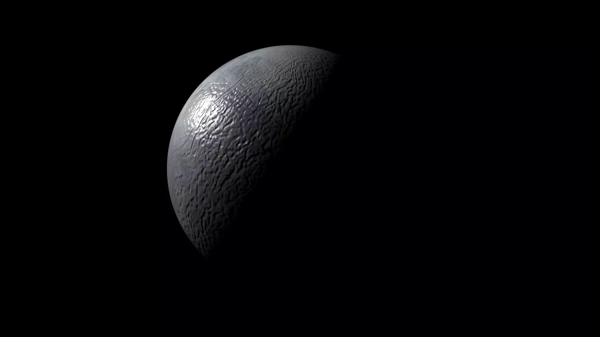 Eris Planet 3D model_5