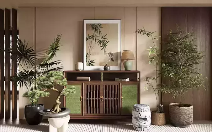 Chinese - style chest of drawers