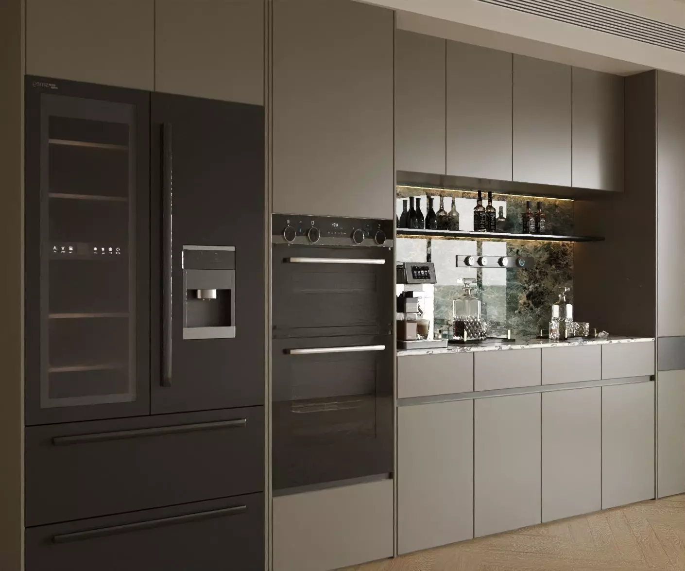 The Italian - style sideboard 3D model_2