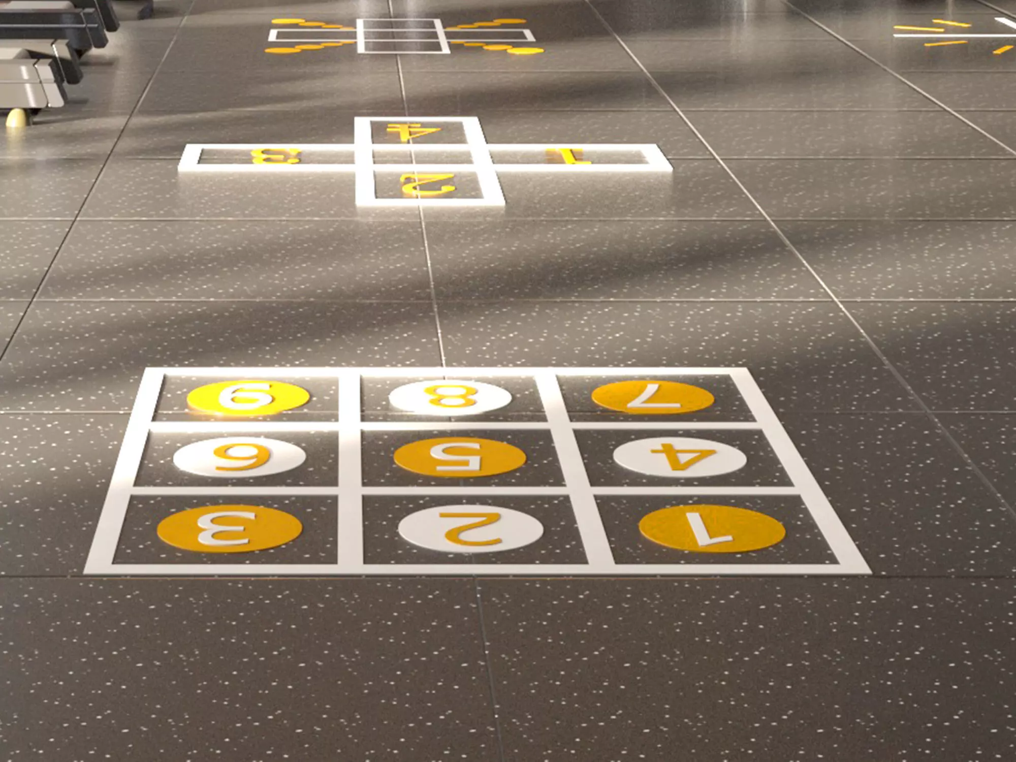 Fitness Center Gym 3D model_4