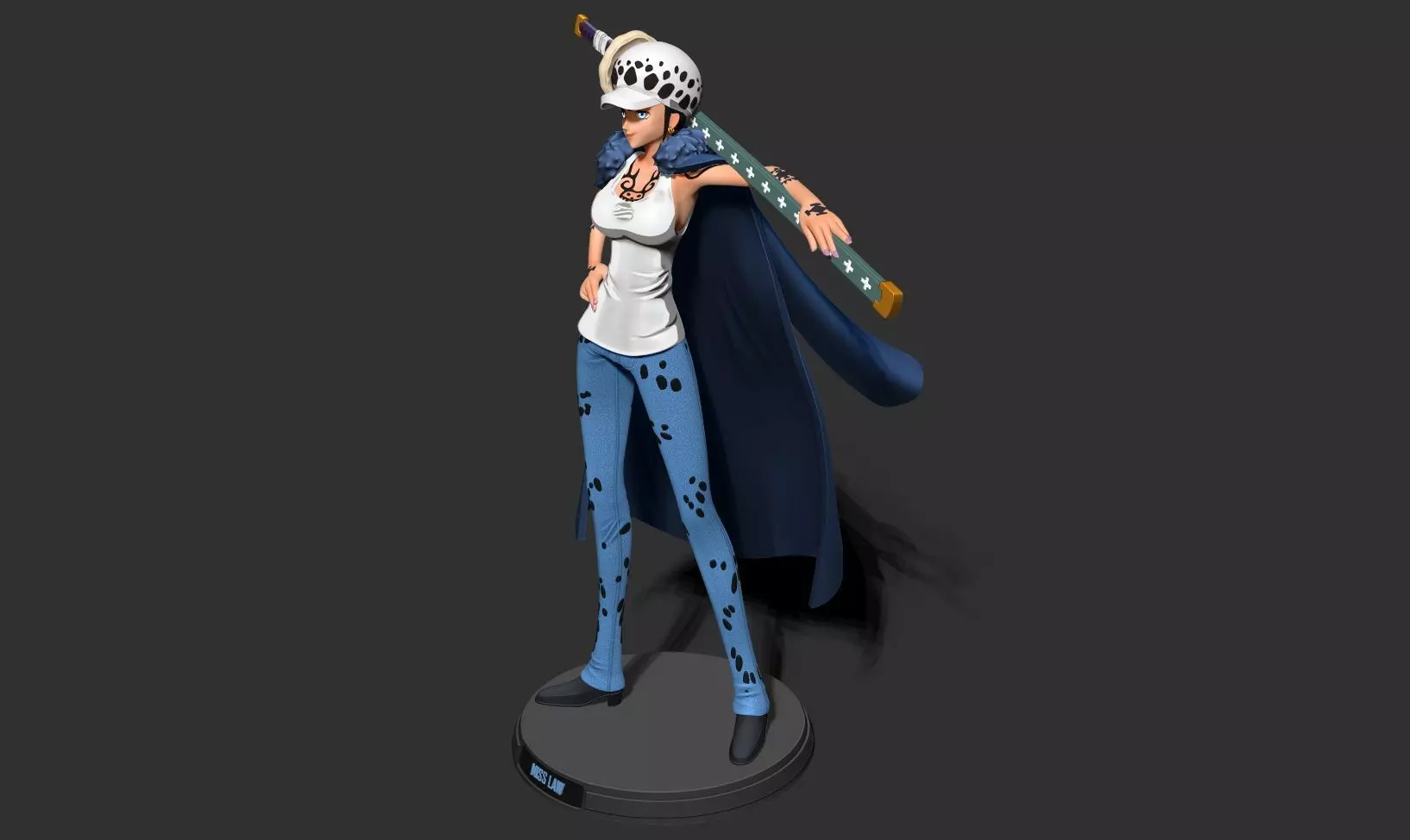 Miss Law - One Piece 3D print model_14