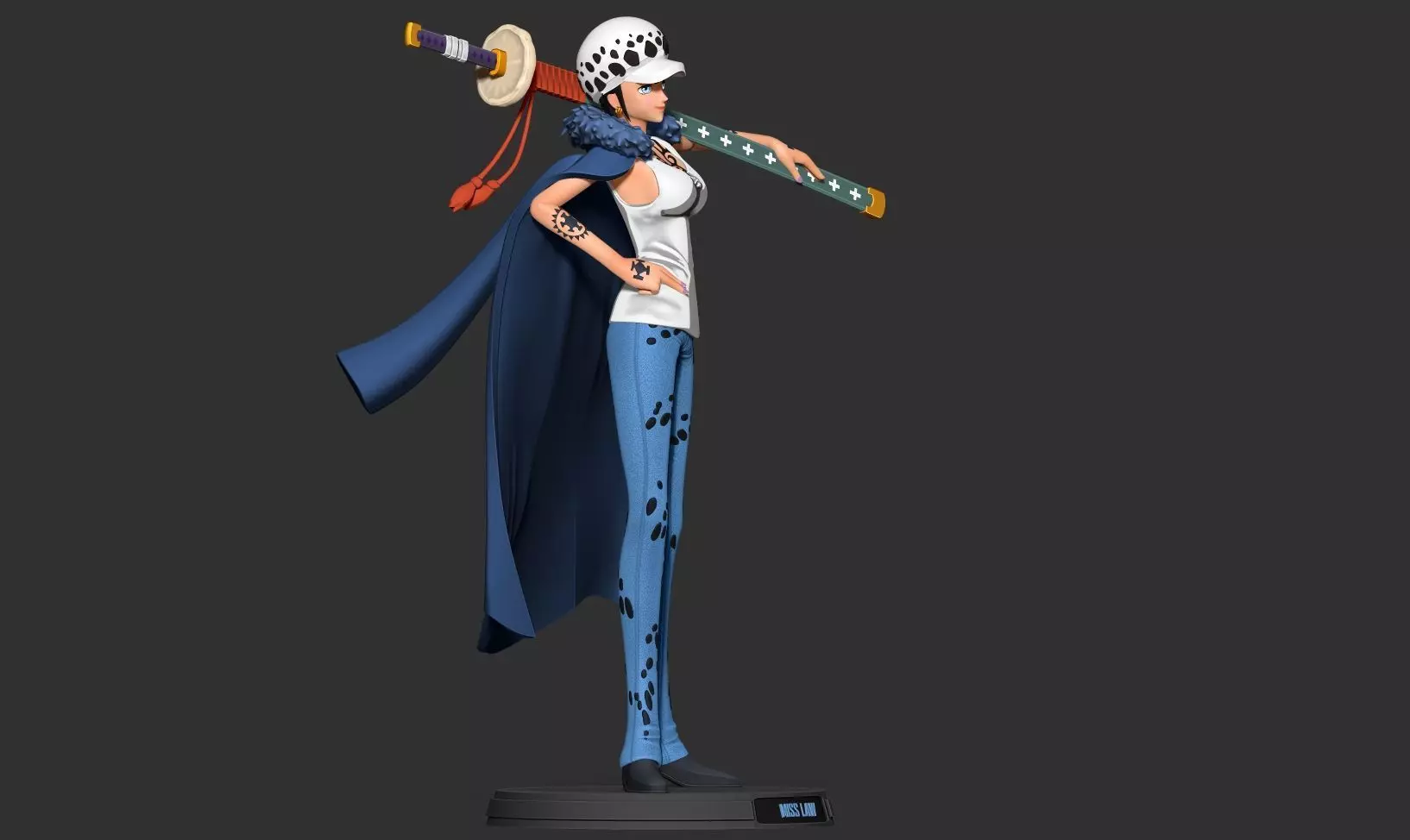 Miss Law - One Piece 3D print model_10