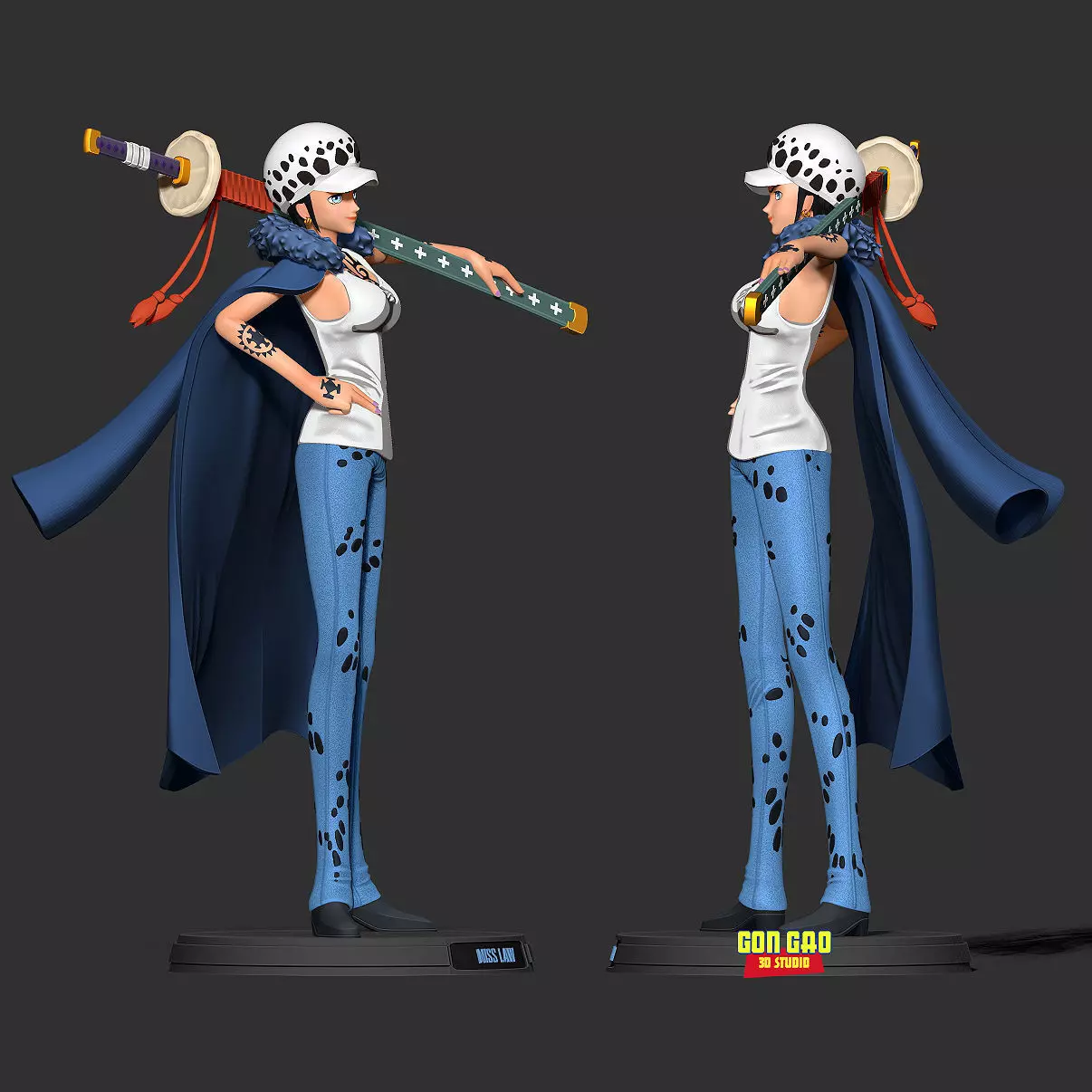 Miss Law - One Piece 3D print model_3