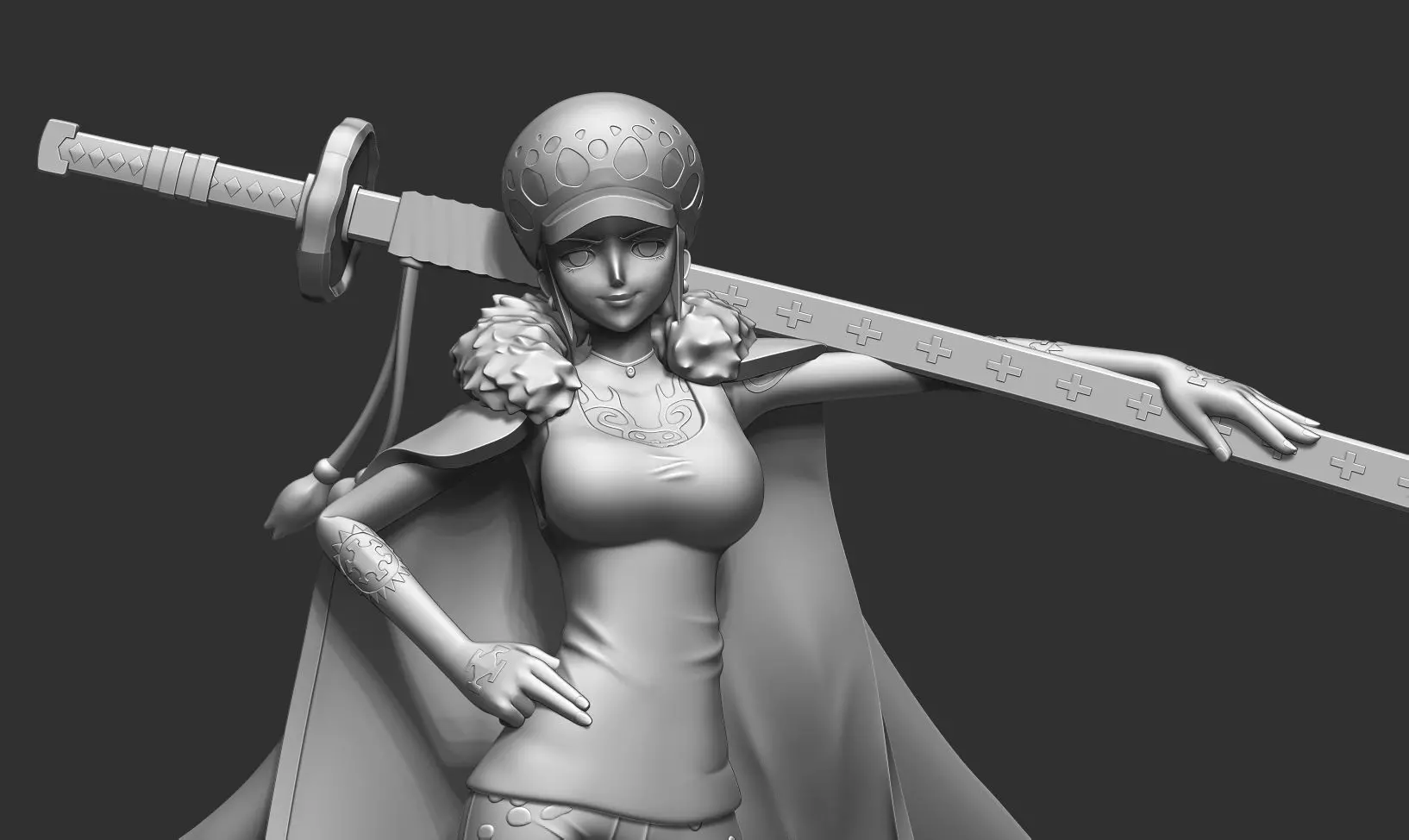 Miss Law - One Piece 3D print model_5