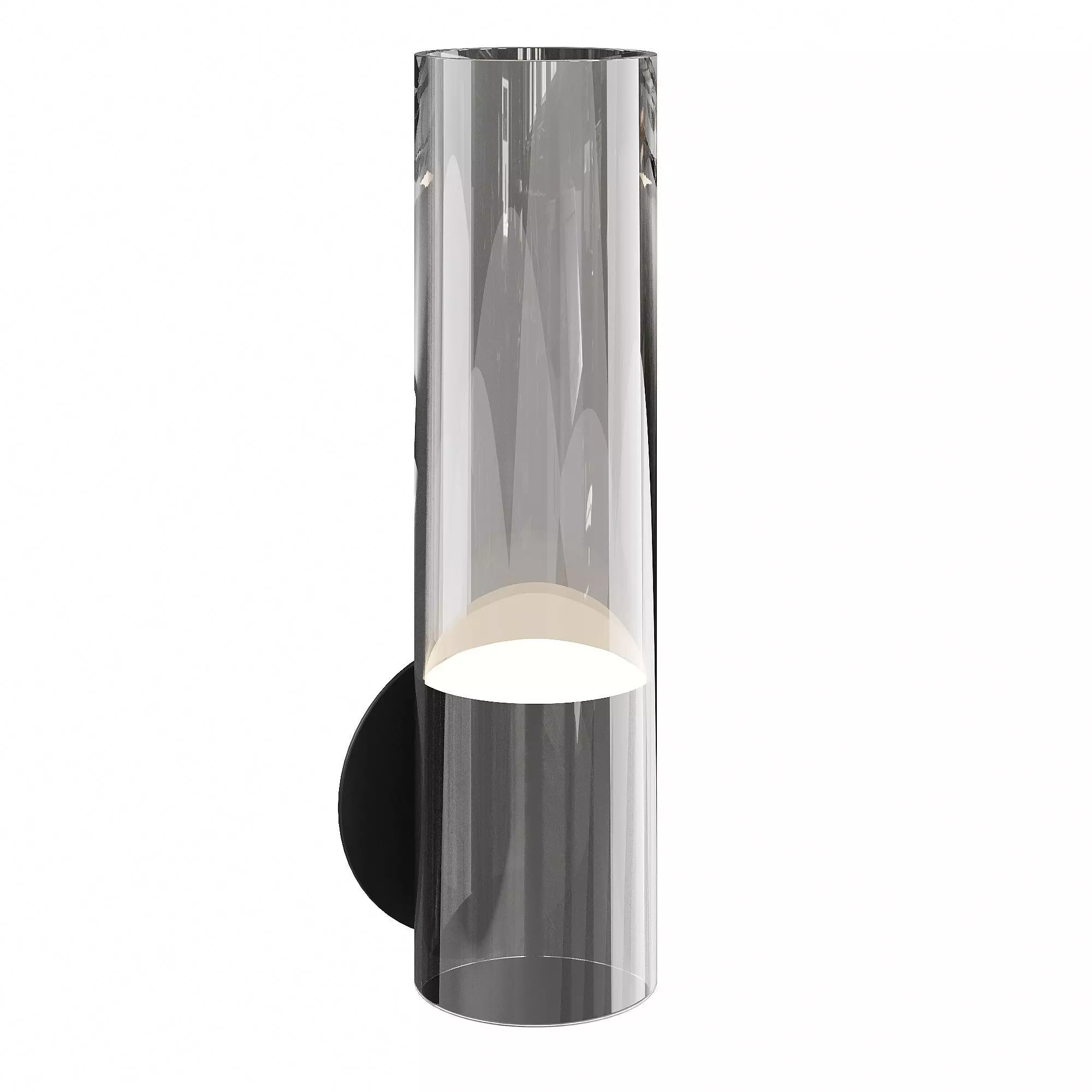  Delonda Single Light Glass Dimmable LED Flush Mounted  Sconce 3D model_0