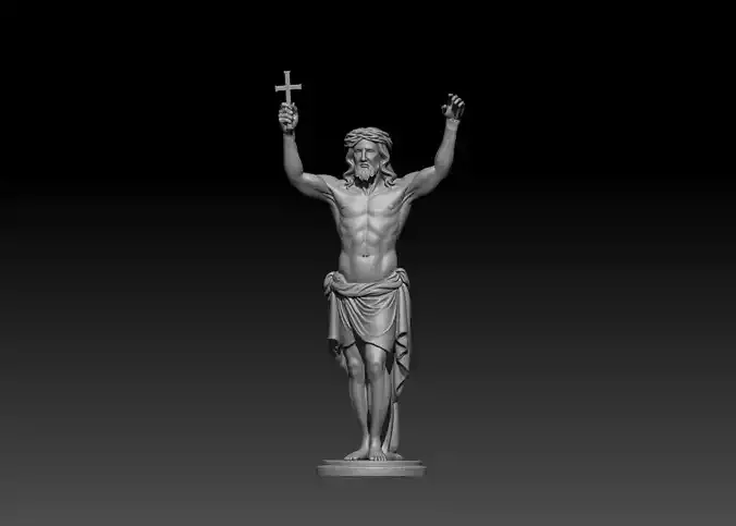 Jesus Cross Pose Sculpt
