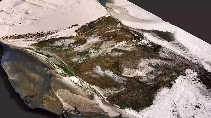 river beach sand terrain patch pt8 PBR photogrammetry