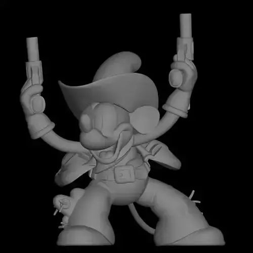 cowboy mickey mouse model