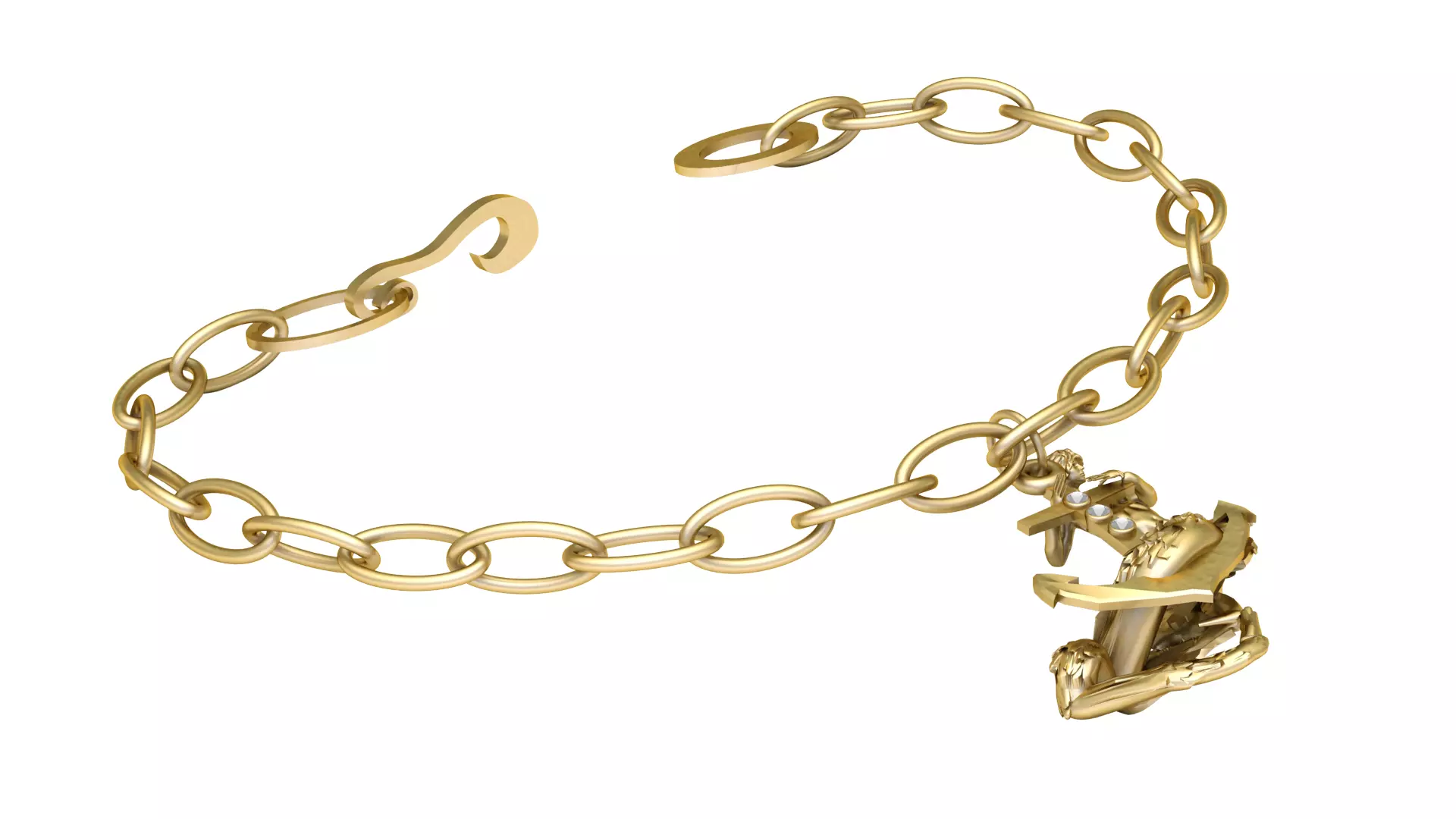 Carrera Y Carrera Diamond Fine Bracelet 3D Printable Model 3D print model