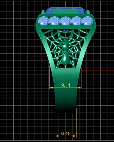 Kings Legacy Signet Ring 3D Printable Model 3D print model_3