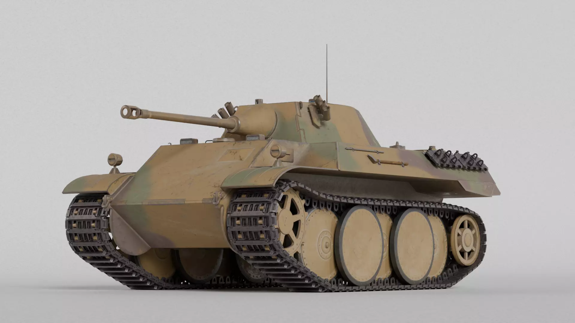VK1602 Leopard reconnaissance tank 3D model_0