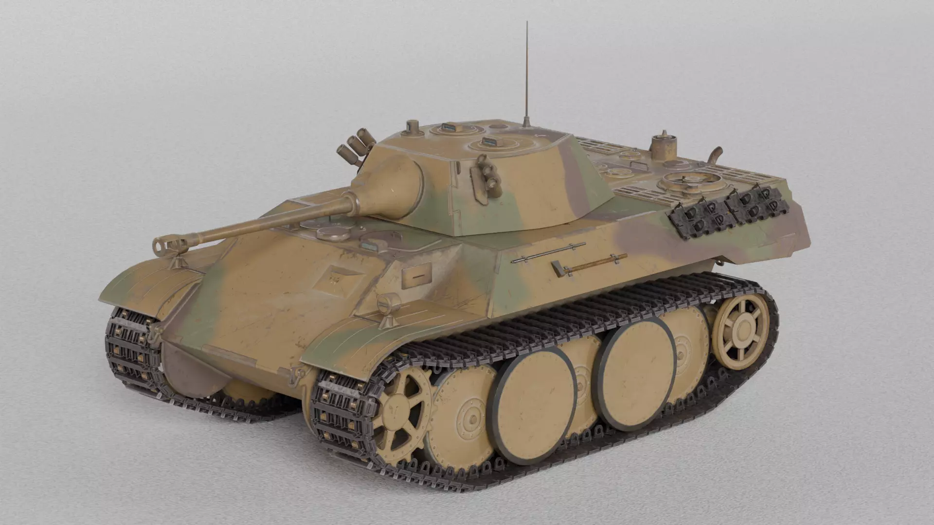 VK1602 Leopard reconnaissance tank 3D model_1