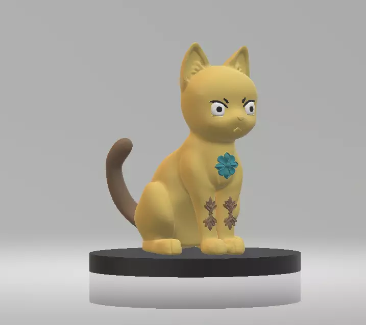 Turbo Granny Lucky Cat 3d printable model  3D print model_2