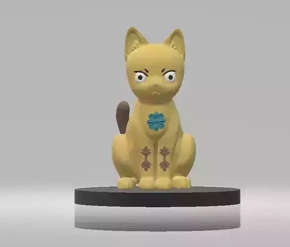 Turbo Granny Lucky Cat 3d printable model  3D print model Turbo Granny Lucky Cat 3d printable model  3D print model