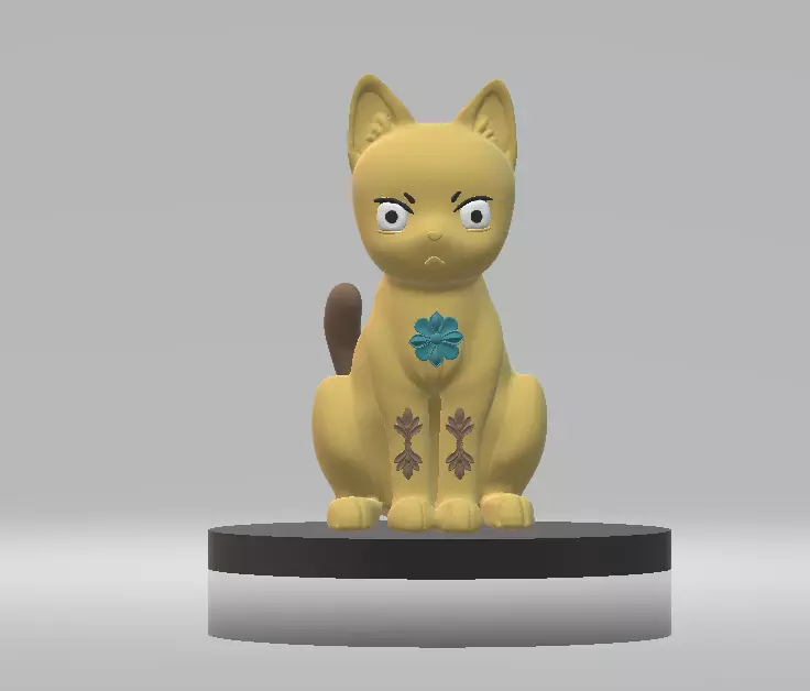 Turbo Granny Lucky Cat 3d printable model  3D print model_0