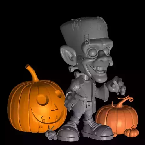 frankenstein hallowen model