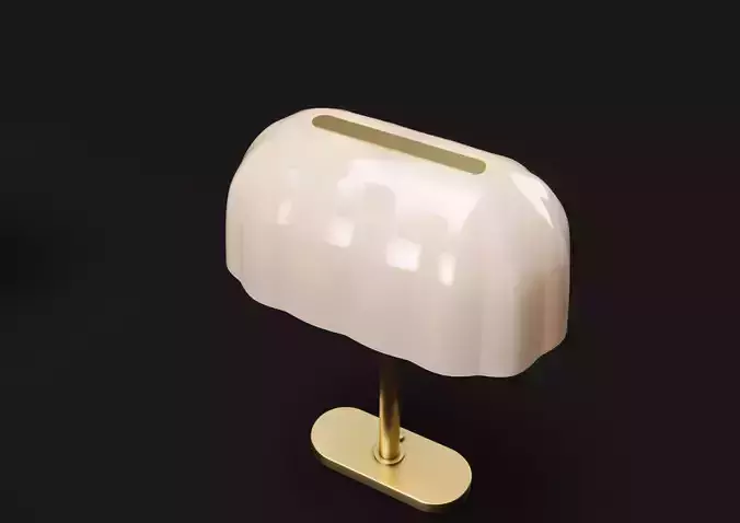 AKTERSPRING Table Lamp Opal Glass and Brass Ikea