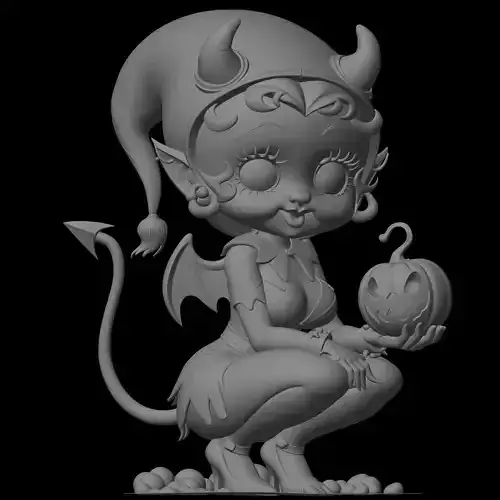 betty boop hallowen design