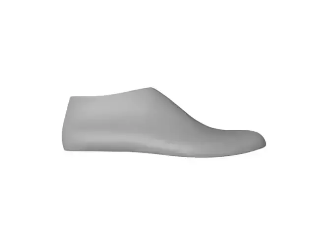 3D STL MEN 42 SIZE ROUND TOE SHAPE SHOE LAST 3D print model