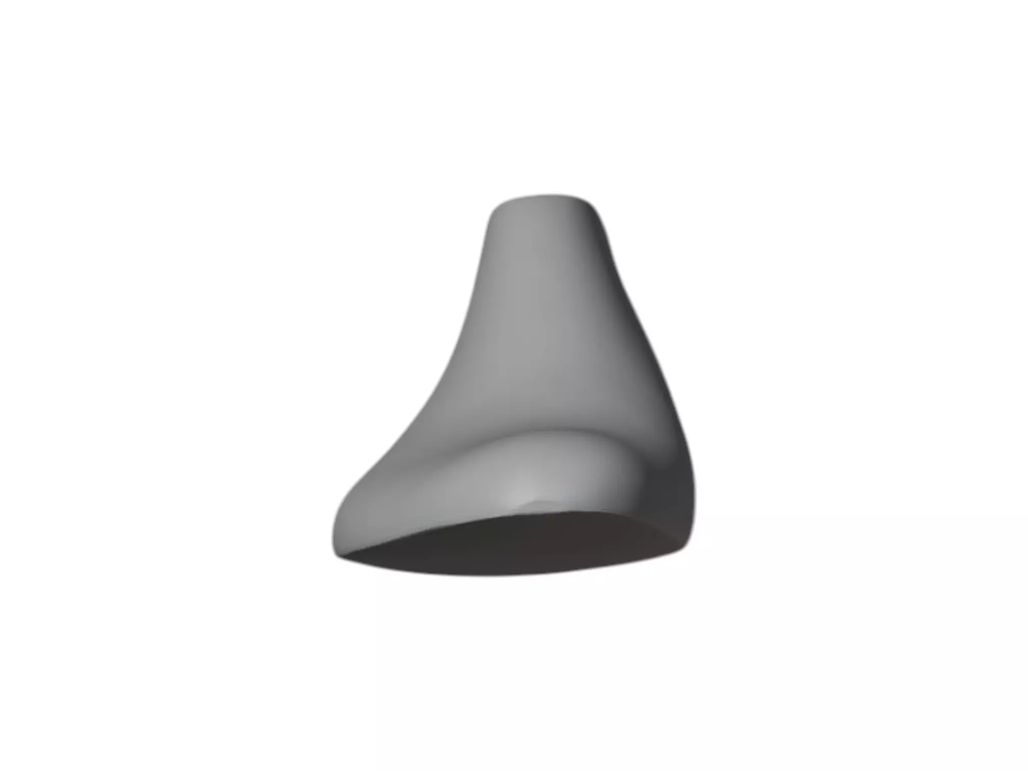 3D STL MEN 42 SIZE ROUND TOE SHAPE SHOE LAST 3D print model_1