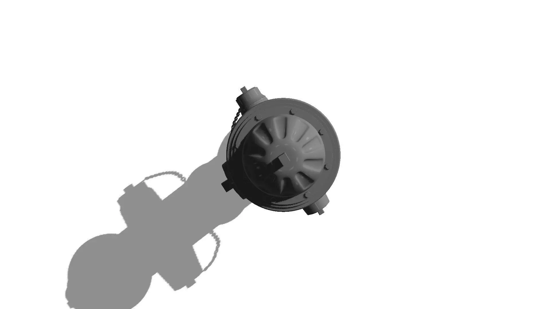 Fire Hydrant Low-poly 3D model Low-poly 3D model_6