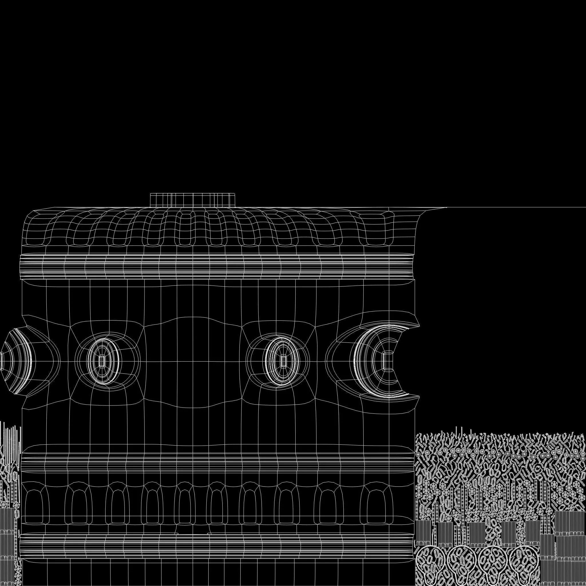 Fire Hydrant Low-poly 3D model Low-poly 3D model_7